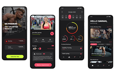 Fitness App UI