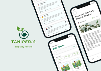 TaniPedia Mobile Apps designapps mobileapps ui uiux uiux designer ux