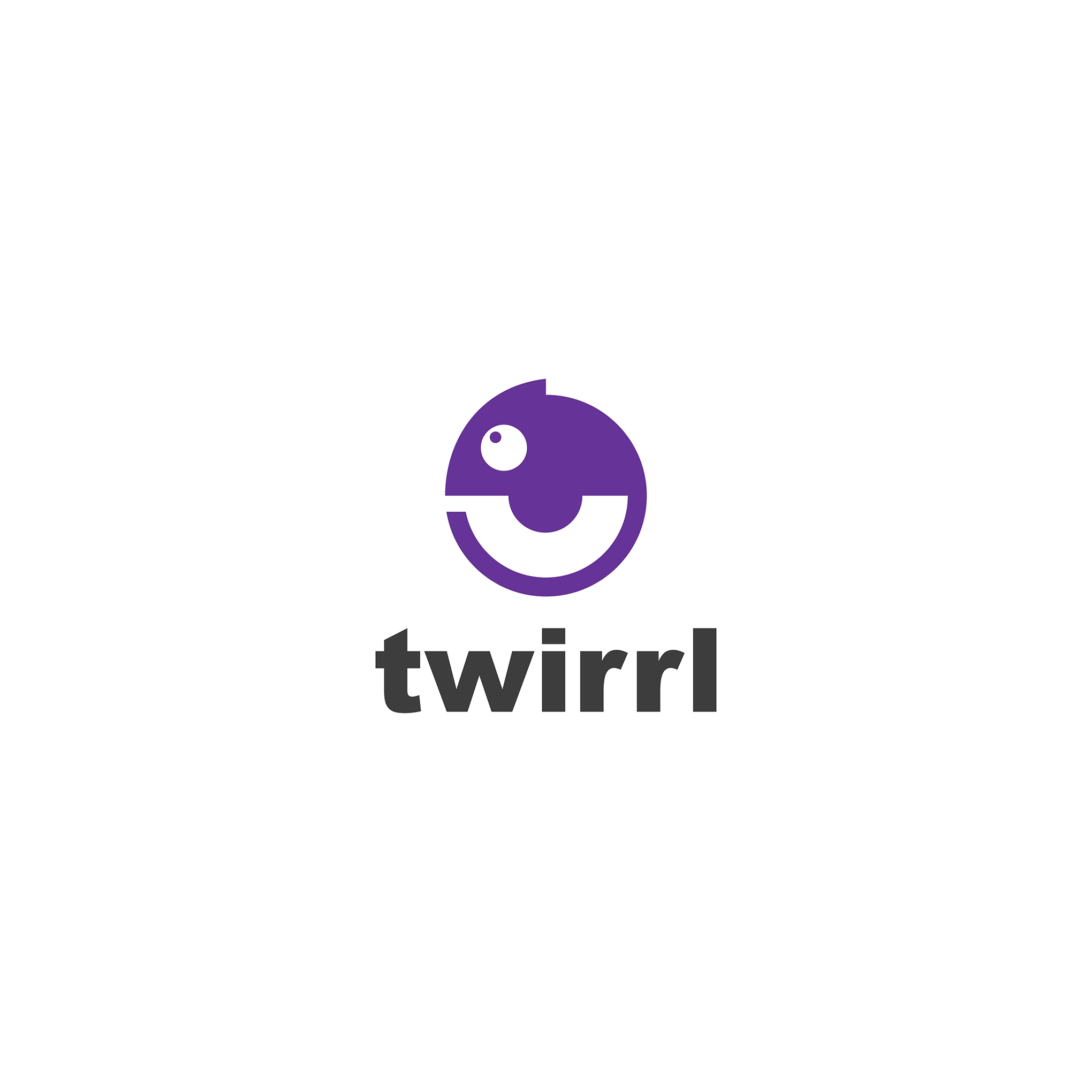 Twirrl branding graphic design logo