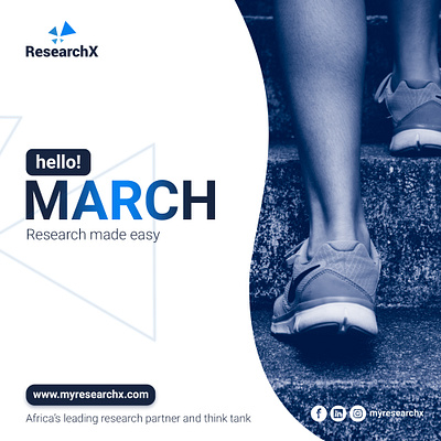 Hello March Social Media Design flier design happy new month design hello march flier design march