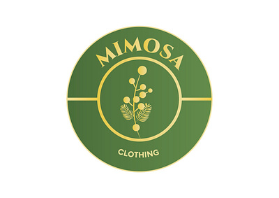 Mimosa Logo Design graphic design illustration logo