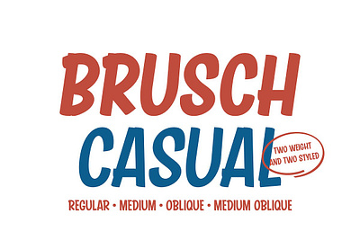 Brusch Casual Free Download bold brush font bundle casual clean display font font family hand lettering headline poster retro sign painter sign painting signage typography font vintage