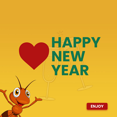 Happy New Year social media design cheers happy new year social media post