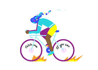 🚴‍♀️ branding design digital illustration graphic design illustration illustrator product illustration visual design