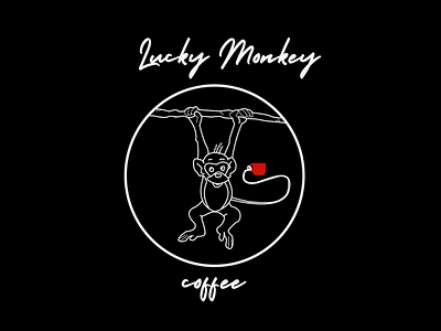 Lucky Monkey Caffee - Logo&Branding Design