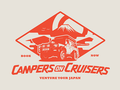Visual Identity for Campers on Cruisers 4x4 brand identity brand identity design branding camping car rental cruiser cruisers graphic design logo logo design off road visual identity visual identity design