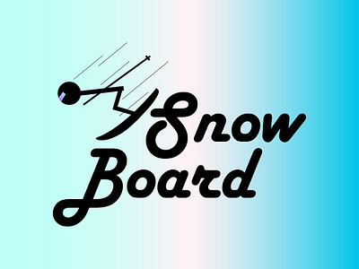 Ski Resort Logo Design "SnowBoard" #dailylogochallenge Day 8 branding dailylogochallenge design graphic design illustration logo logodesign skiresort snowboard vector