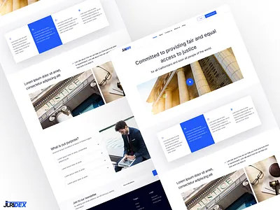 JURIDEX branding court graphic design ui website