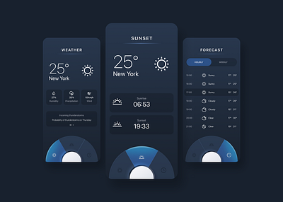 Weather App design graphic design ui weather