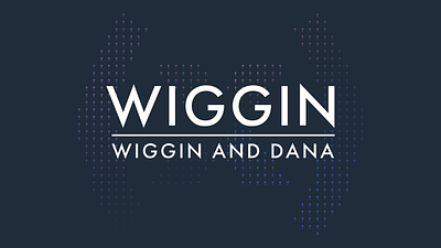 Wiggin(x) branding law firm legal logo design venture