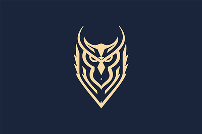 Owl Shield Logo branding graphic design logo