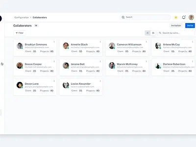 Collaborator UI collaborator design ui user ux