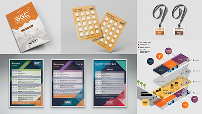 Gaming Conference Identity conference design gaming graphic identity isometric visual