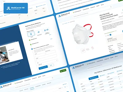 B2B e-commerce platrorm app branding crm crm system design e commerce figma health health care lauout login logo medical medical layout minimal product card typography ui ux