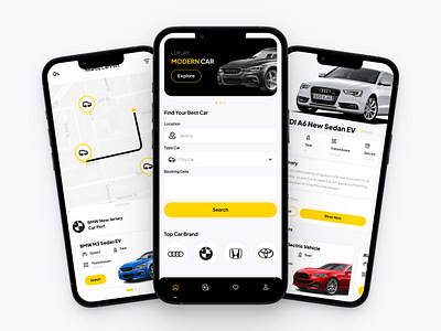 Luxury Car Rent Mobile App Design app booking booking app branding car design drive mobile app online race rent taxi travel ui ui design ux design website