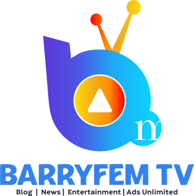 Minimal TV Logo (Barryfem) branding logo minimalistic tv logo