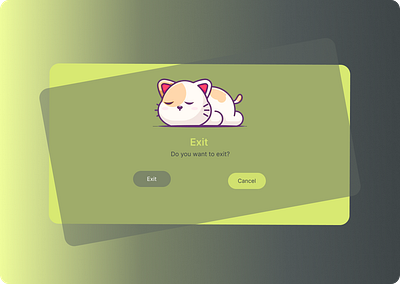 Popup Overlay dailyui design interaction design nighat popup overlay simple ui ui challenge ui ux design user interface ux