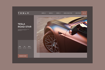 Tesla Car UI Concept car concept electric vehicle fastest car graphic design tesla design tesla ui concept ui user interface