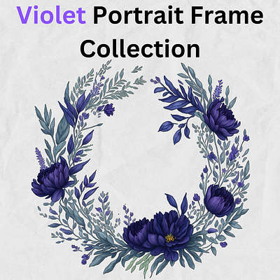 Violet Wreath clip art clipart clipart png graphic design png violet violets wreath wreath clipart