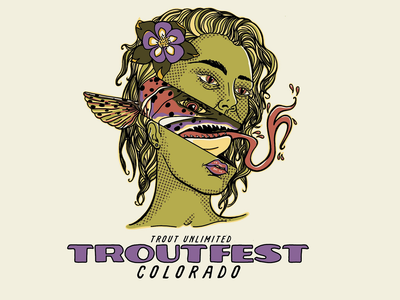 Trout unlimited troutfest by Kc on Dribbble