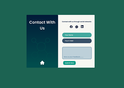 Contact Form UI Design contact feedback form graphic design layout ui