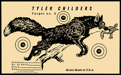 Tyler Childers- target 3 illustration shooting target
