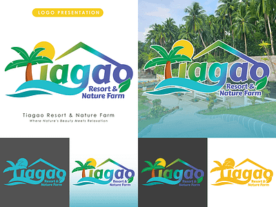 Logo Branding for Tiagao Resort and Nature Farm branding graphic design logo