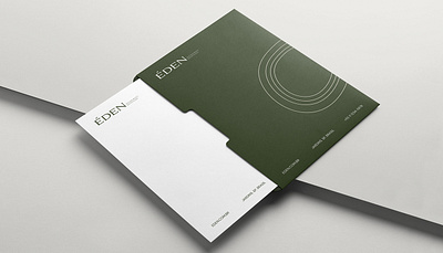 Branding - Éden branding deluxe logo logotype minimal real estate visual identi