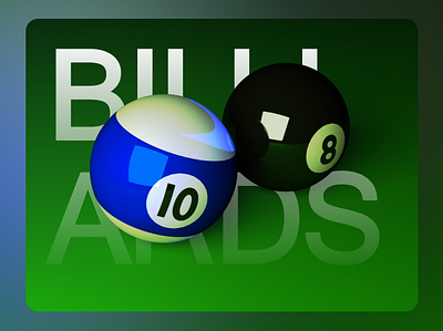 3d Billiards Design 3d 3d design 3d game 3d model 3d shape 3d visual balls billiard 3d blender 3d design dribbble shot new something new