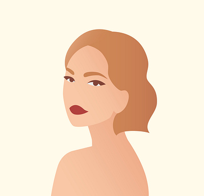 Portraits of different woman for Luvly app beautiful branding design digital art flat girl illustrator portrait vector woman