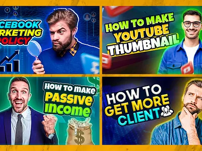Youtube Thumbnail Design 3d adobe photoshop banner branding design facebook facebook video thumbnails graphic design graphic designe logo motion graphics social media thumbnail thumbnail design video video thumbnails web banner youtube youtube thumbnail yt thumbnail
