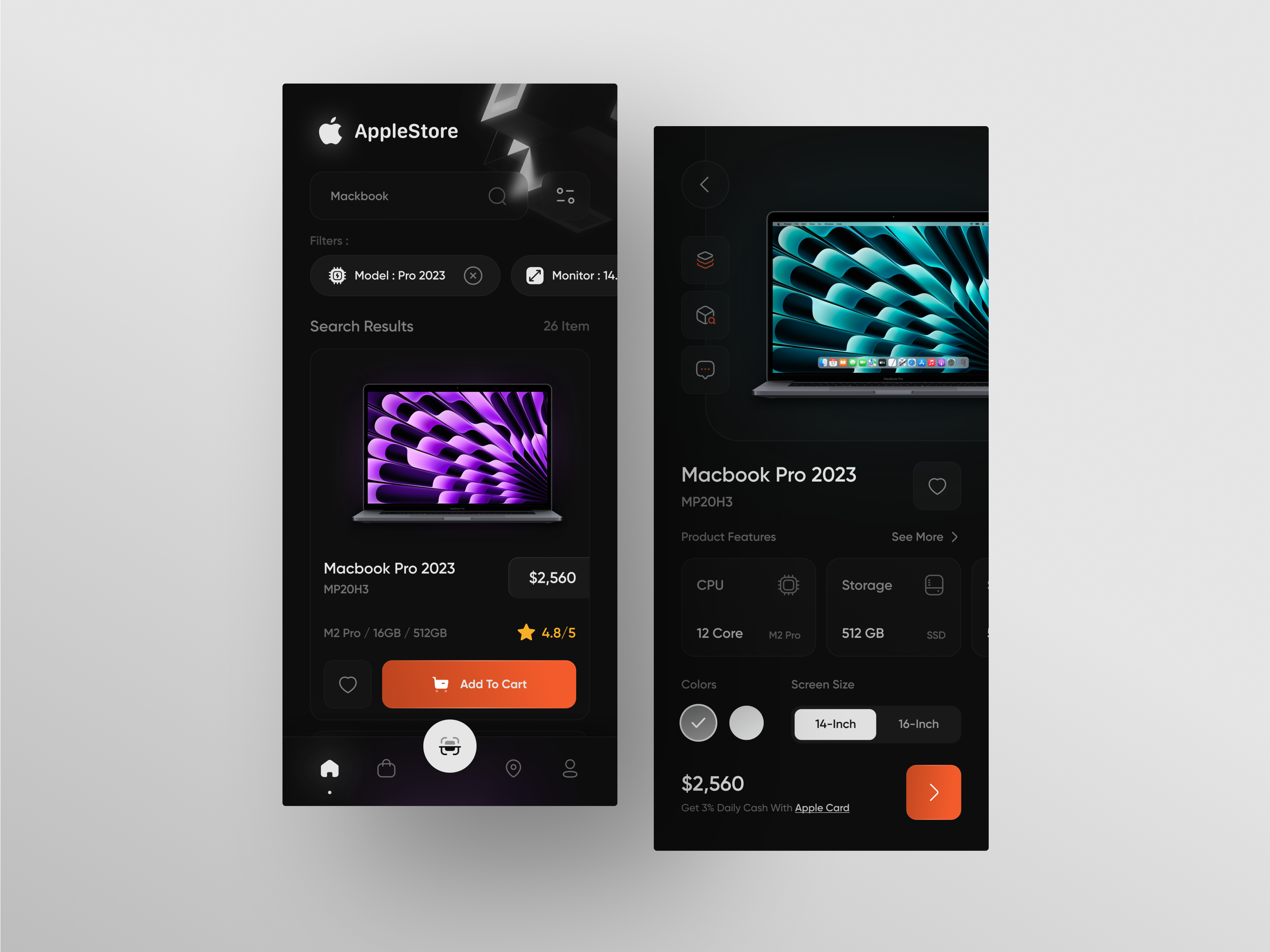 Apple Store App | Ui Design app app design apple apple store application design purchase redesign shop shopping store ui uidesign ux uxdesign