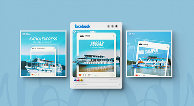 Social Media Posters for Voyage Bangladesh ads design cruise ship poster flyer flyer design graphic design instagram post poster design social media social media poster tourism tourism social media poster travel travel poster travel social media poster