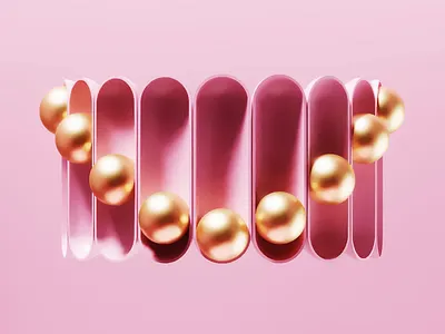 Carousel 3d animation branding candy carousel design graphic design illustration motion graphics pink spinning sweet