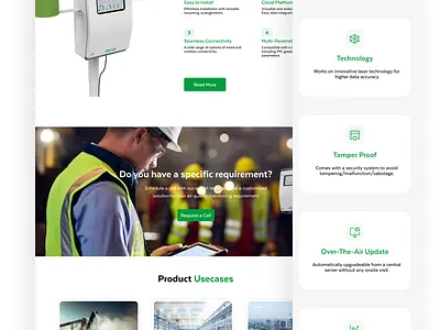 KlemasSensoo web UI graphic design ui ux