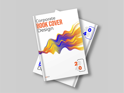 Corporate Book Cover abstract book brand identity company concept corporate cover graphic design hard cover modern page pixclution soft cover template vector