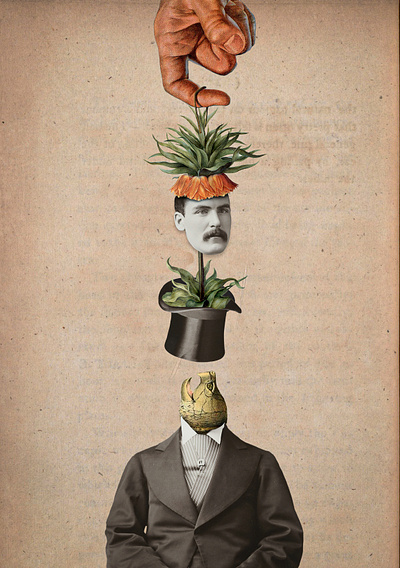 Take Me Away From Here collage digital art digital collage floral flowers graphic design photoshop surrealism vintage