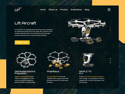 Lift Aircraft Landing Page Design aerospacedesign aircraftdesign aircraftexperience aircraftindustry aircraftinnovation aircraftinspiration aircrafttechnology aviation flightexperience flylift landingpage liftaircraft ui uiuxdesign web websitedesign