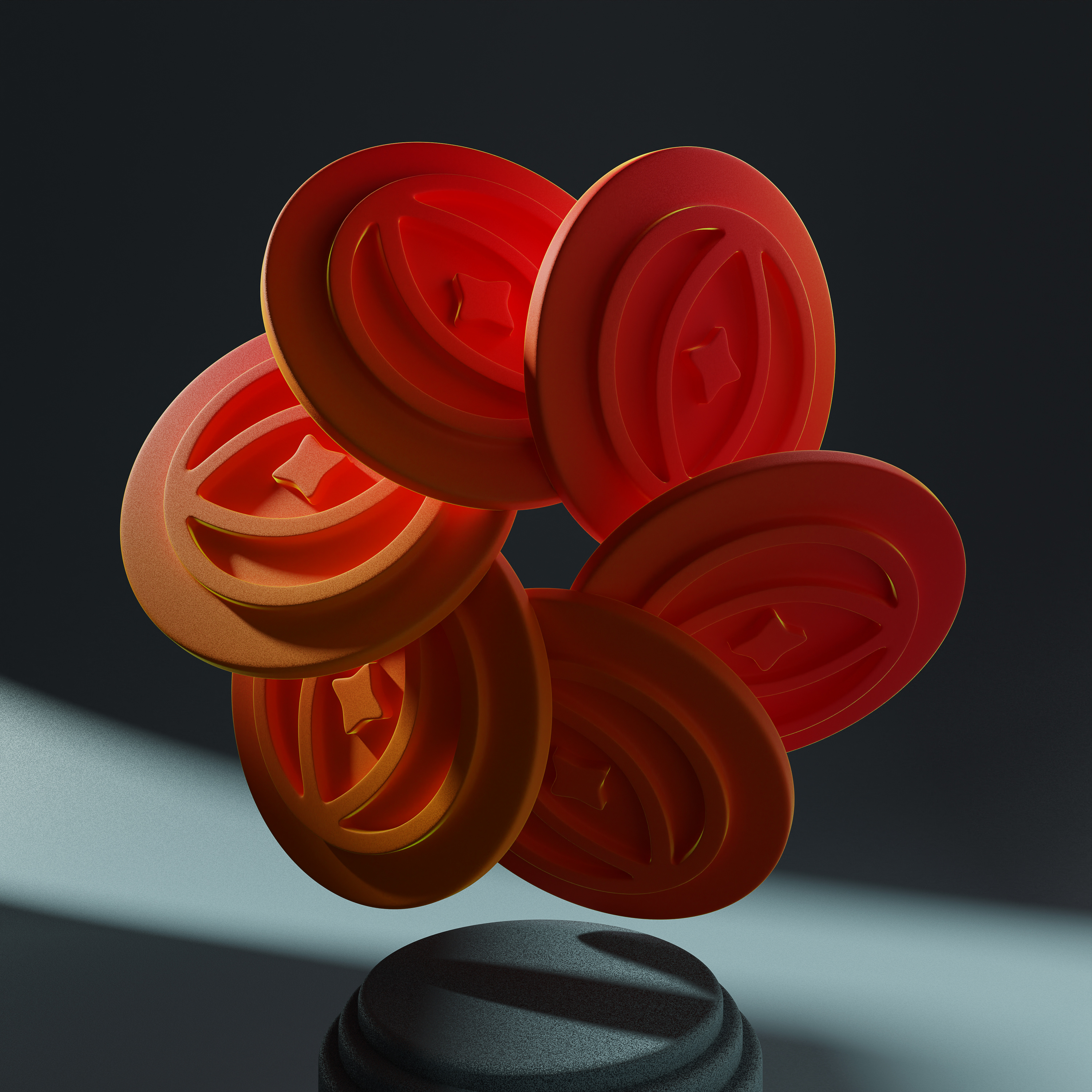 Six 3d branding design graphic design illustration logo typography ui ux vector