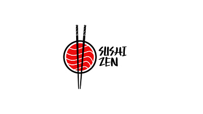 Sushi Zen Logo branding illustration japanese logo sushi zen