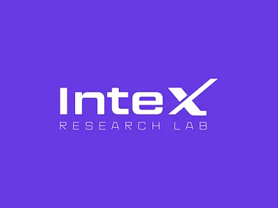 Intex Research Lab Logo Design best logo branding design graphic design graphicart graphicdesign graphicdesigner logo logo design logo designer logobrand logoconcept logodesigns logoinspirations logomaker logotype technology logo web logo x logo x tech logo