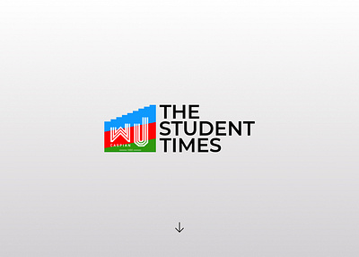 The Student Times design graphic design illustration mockup typography vector