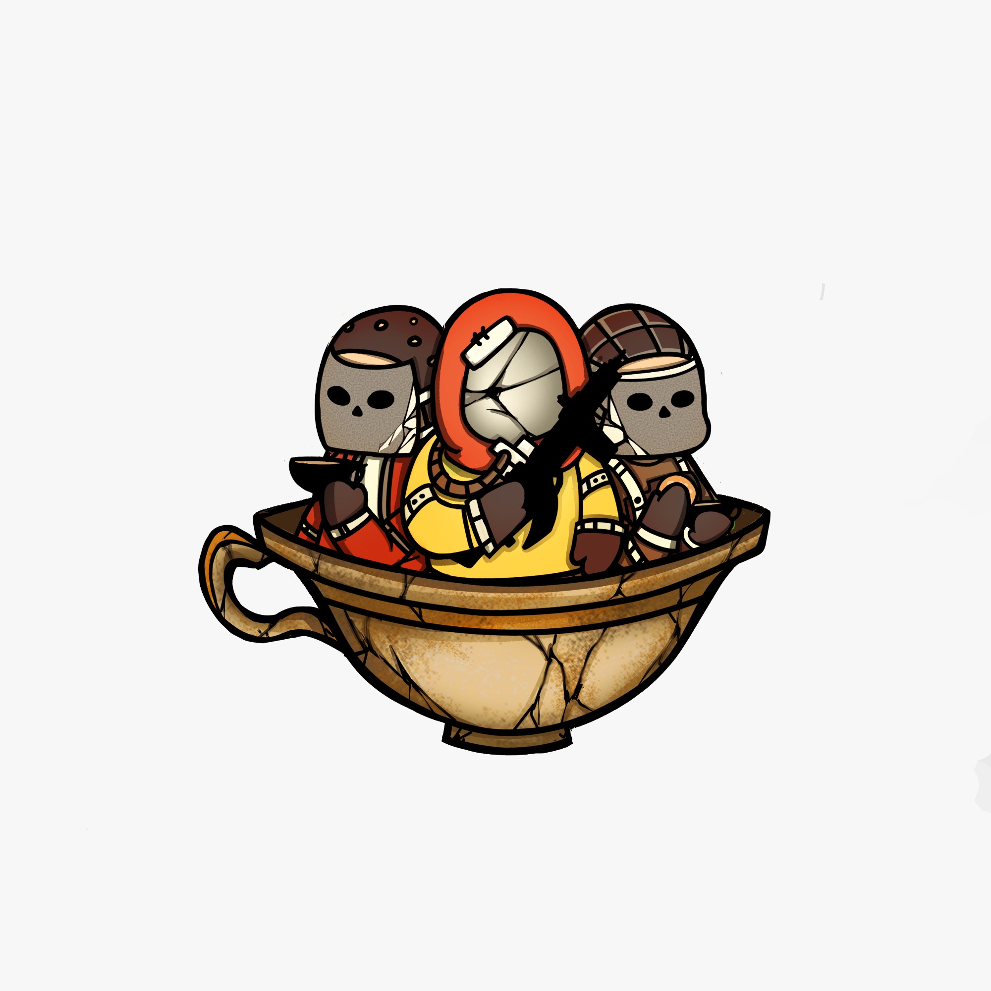 Rust logo branding design graphic design illustration logo mascot mascot logo vector