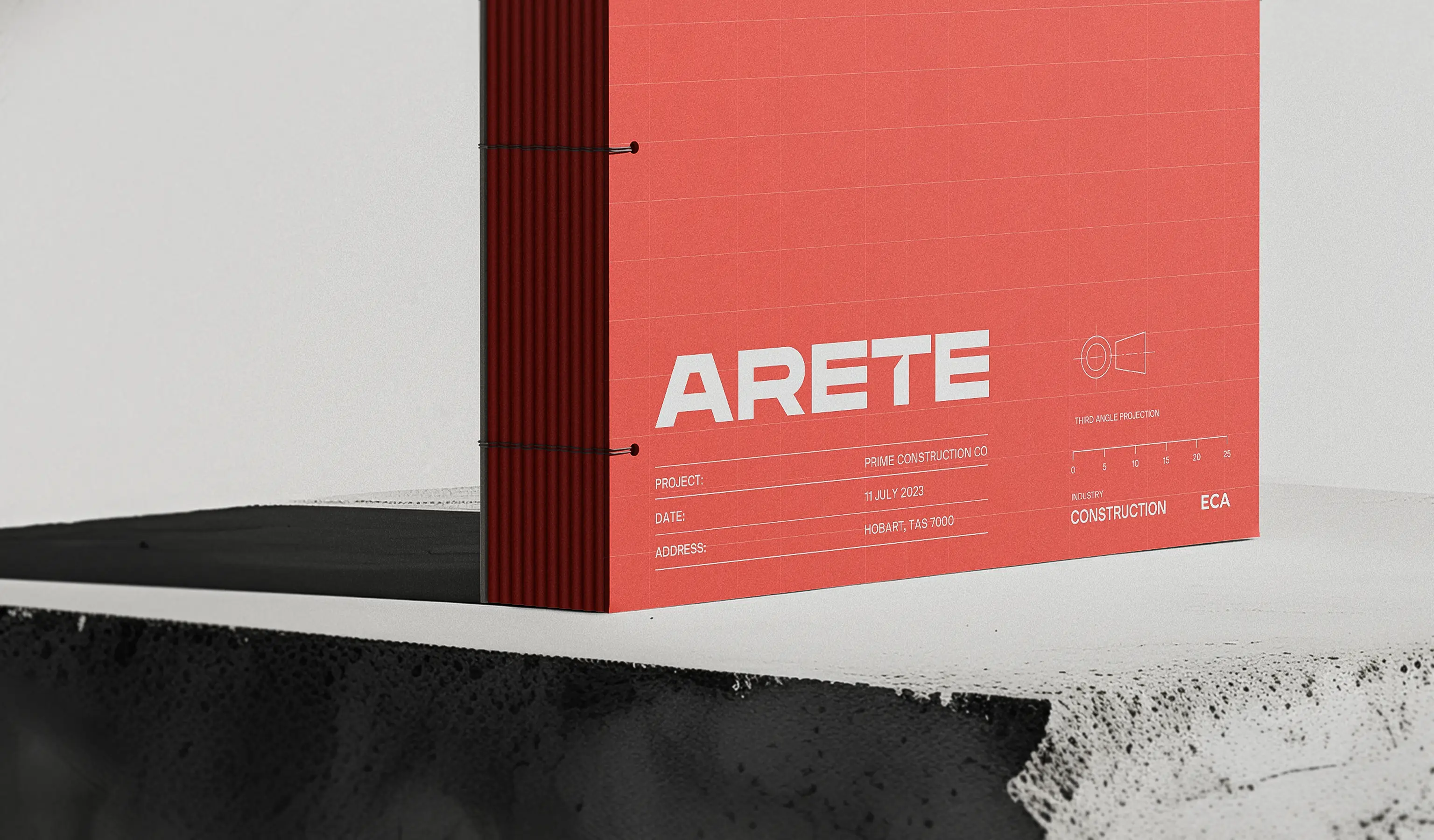 #2 Arete - Textmark Concept arete bold designs branding construction brand identity corporate branding design brand identity elegant logo design engineering company engineering studio gaming like brand logo innovative architecture logo design manufacturing firm minimal logo modern branding modern engineering quality branding tasmania design services textmark graphic design visual design branding