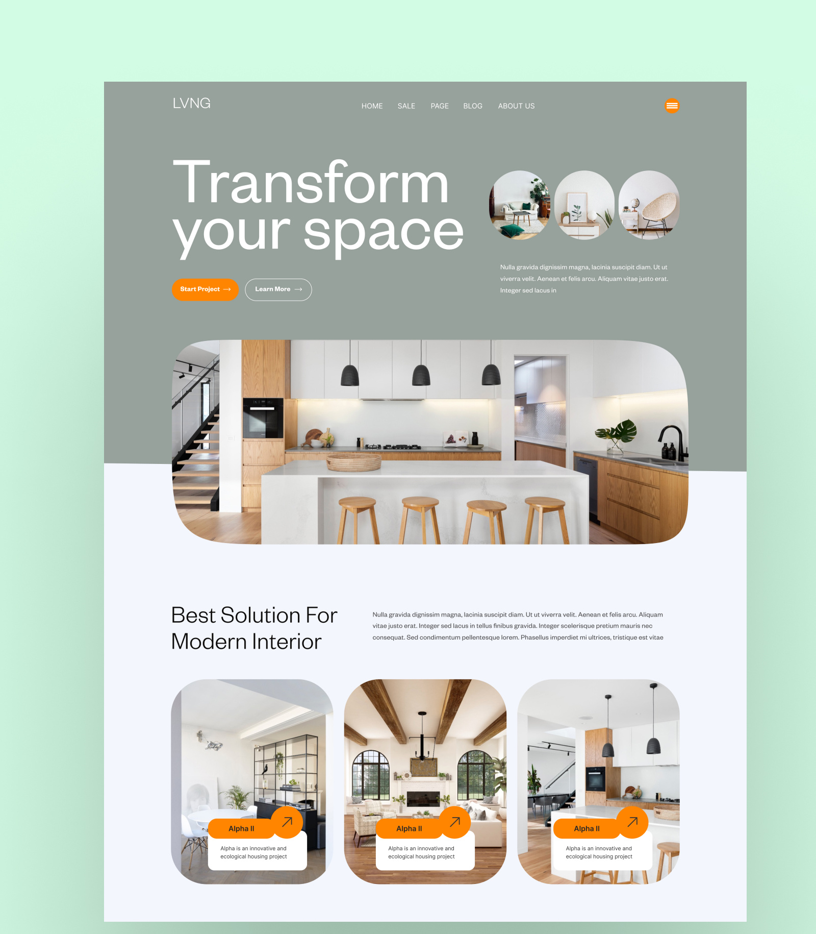Interior Landing Page Design best landing page best ui design e commerce website hero banner interior landing page interior page interior plan interior website interopr landing page logo modern landing page real estate banner trendy landing page ui ux website ui