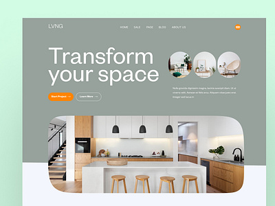 Interior Landing Page Design best landing page best ui design e commerce website hero banner interior landing page interior page interior plan interior website interopr landing page logo modern landing page real estate banner trendy landing page ui ux website ui