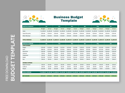 Small Business Budget Free Google Sheets Template budget business chart docs estimate excel expenses financial free google docs templates free template free template google docs google google docs income plan planner sheet sheets spreadsheet template