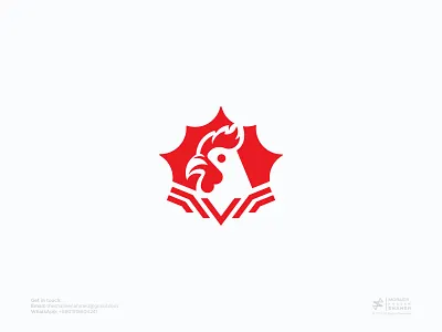 Rooster logo brand design branding design kitchen logo logo logodesign logotype minimalist restaurant logo rooster logo