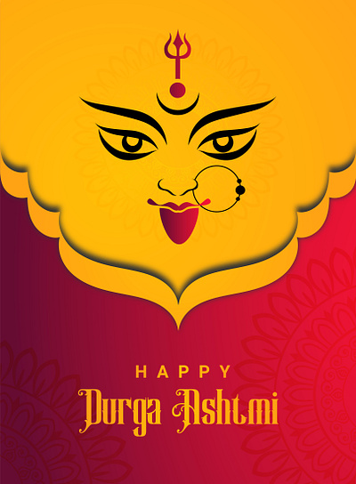 Happy Durga Ashtmi Poster. durga durgashtmi happy maa maadurga navratri