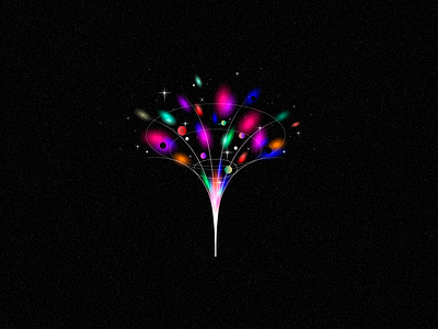Cosmic Flowers ✦ Illustration beauty black hole bouquet branding cosmic flower flowers galaxy graphic design illustration logodesign logotype nature nebula planet singularity space star time tulip